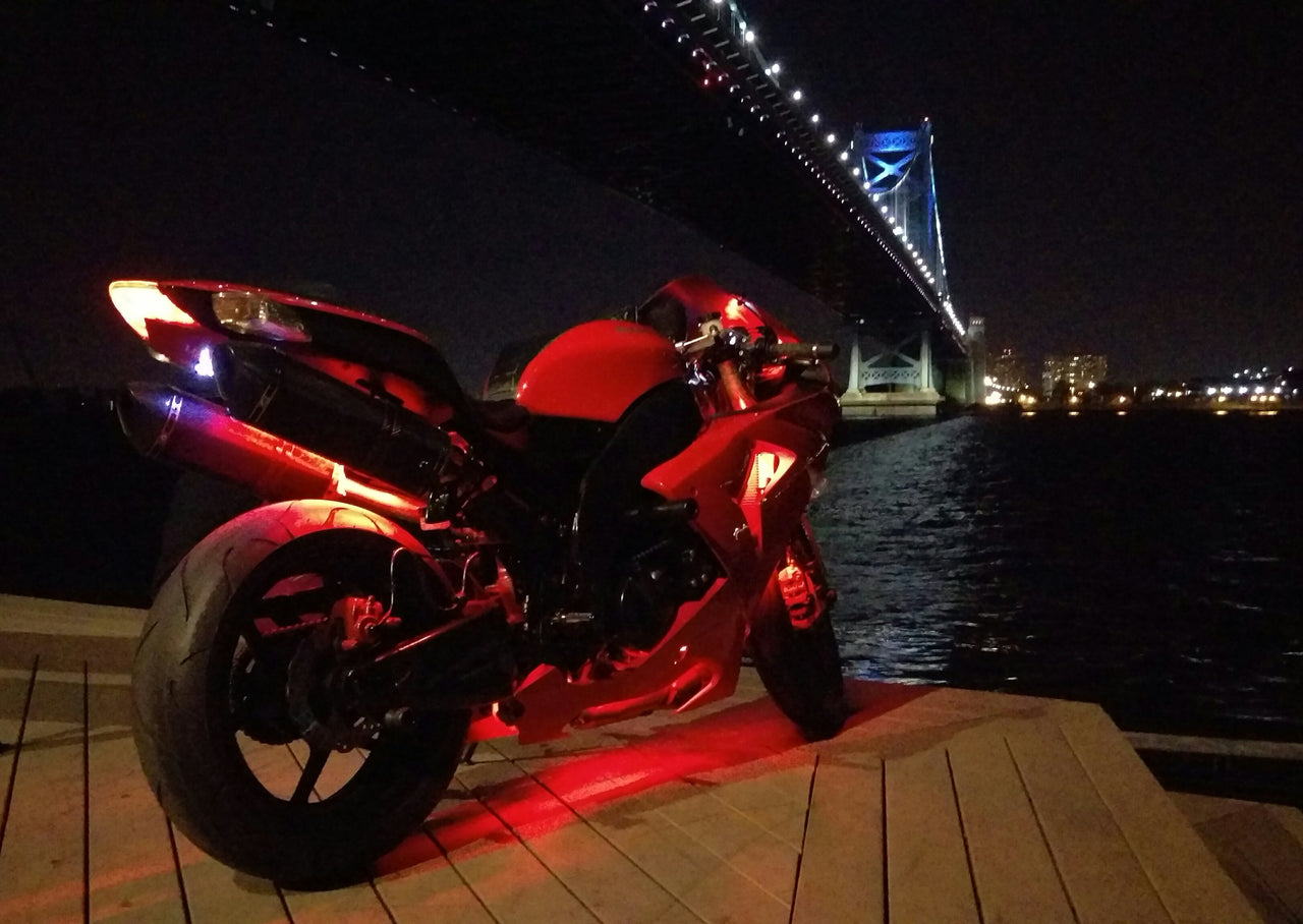 Motorcycle LED Light Kit - Multi-Color